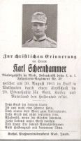 Sterbebild Schernhammer Karl, Ried